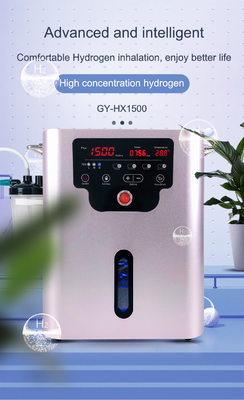 High Flow Rate 1500ml H2 Inhaler Hydrogen Oxygen Mixture Output Gas Generator