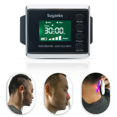 Three In One 650nm LLLT Laser Therapy Watch For Diabetes / High Blood Pressure Treatment