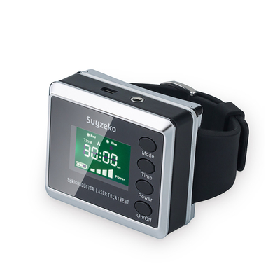 650nm LLLT Low Level Laser Therapy Watch Portable Laser Therapy Device For Diabetes Cure / Blood Fat Decrease