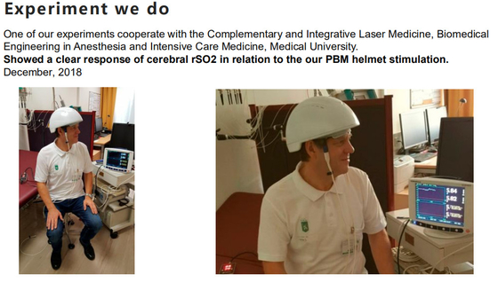 810nm Near Infrared Led Light Photobiomodulation Helmet For Brain Treatment