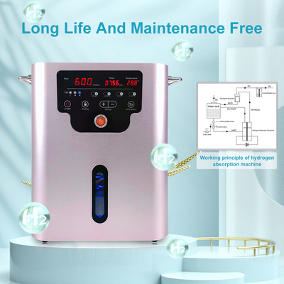 Home Wellness Hydrogen Gas Breathing Machine 600ml 900ml Body Inflammation Decrease