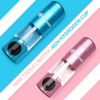 Portable Drinking Hydrogen Rich Water Bottle OEM SPE Electrolysis